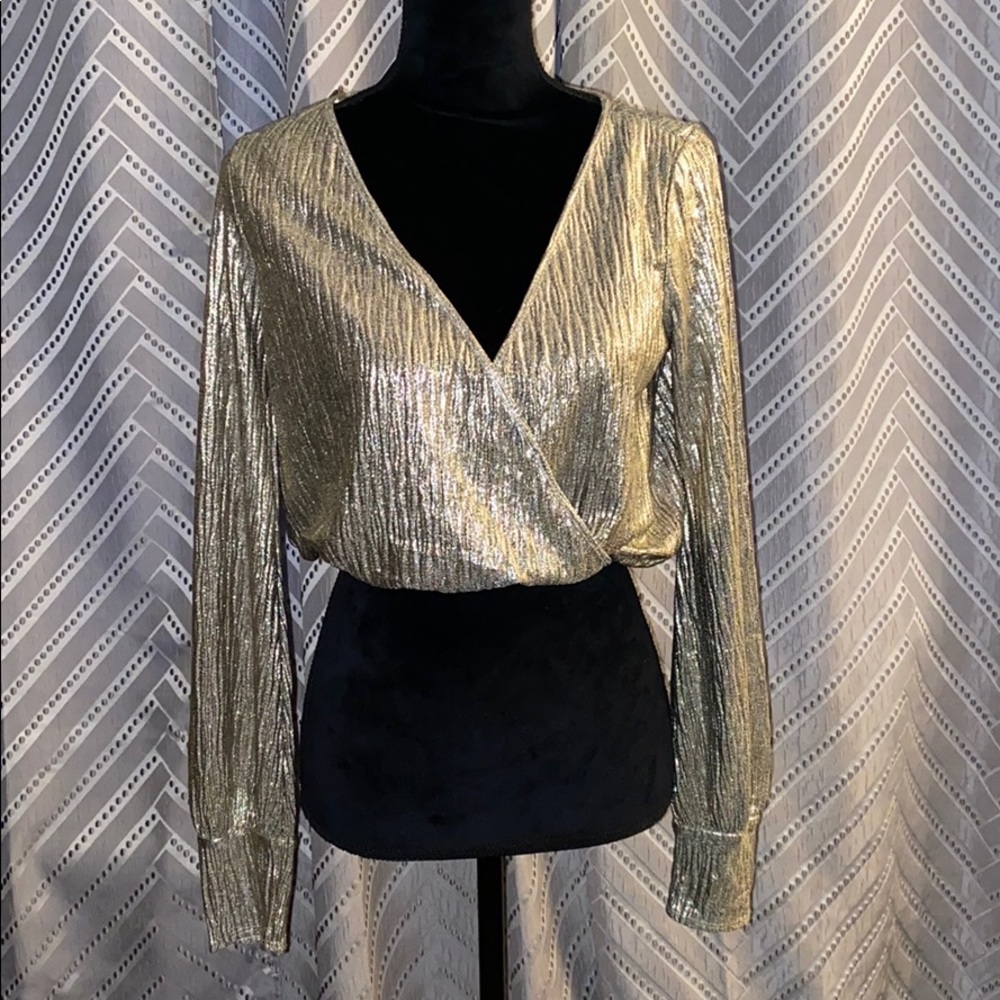 Gold blouse